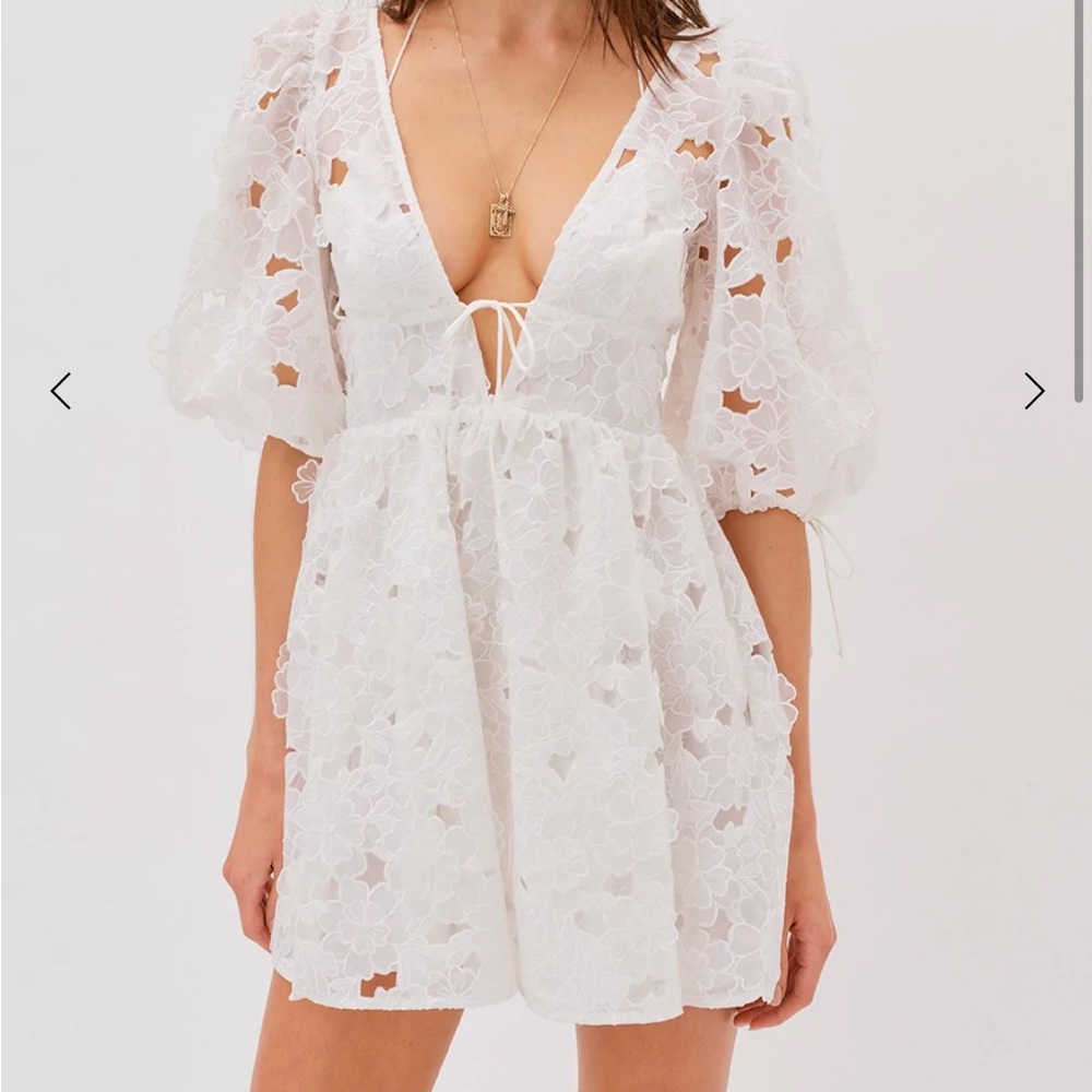 For Love And Lemons Leighton Mini Dress MED NWT